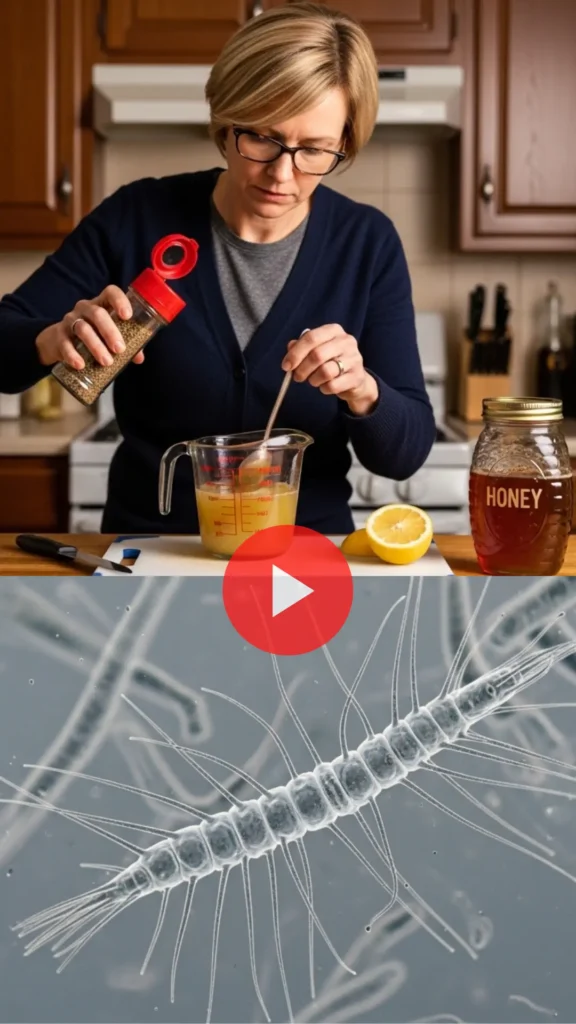 Woman preparing a natural honey ritual to support healthy blood sugar levels.
